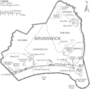 brunswick county map